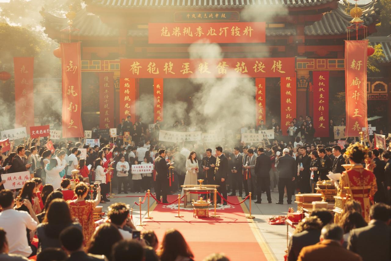 海角黑料 - 李某某新剧开机仪式引万人空巷，粉丝应援场面壮观